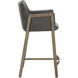 Bernadette 37.75 inch Kendall Grey Counter Stool